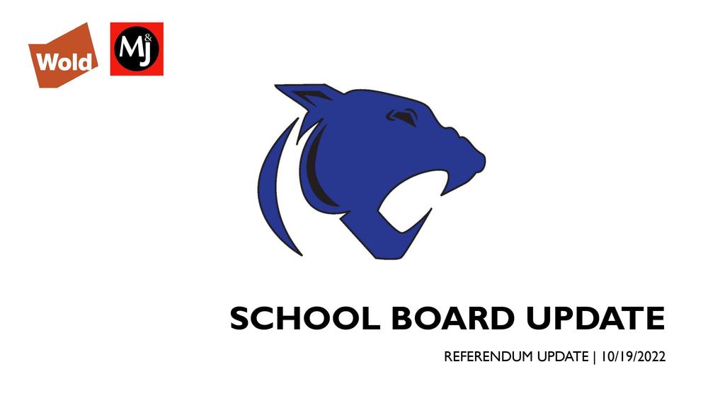 October School Board Update by Wold Architects