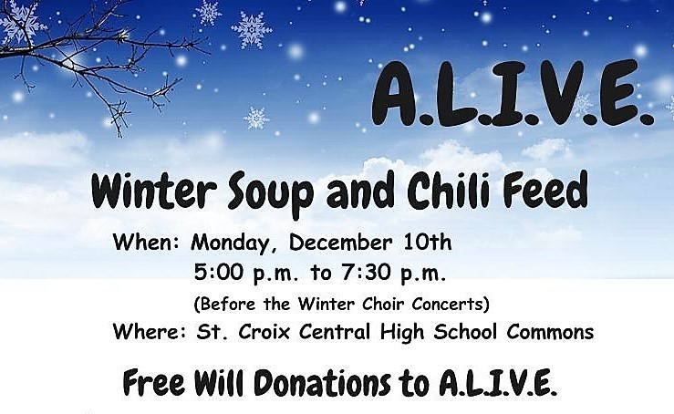 A.L.I.V.E. Winter Soup and Chili Feed