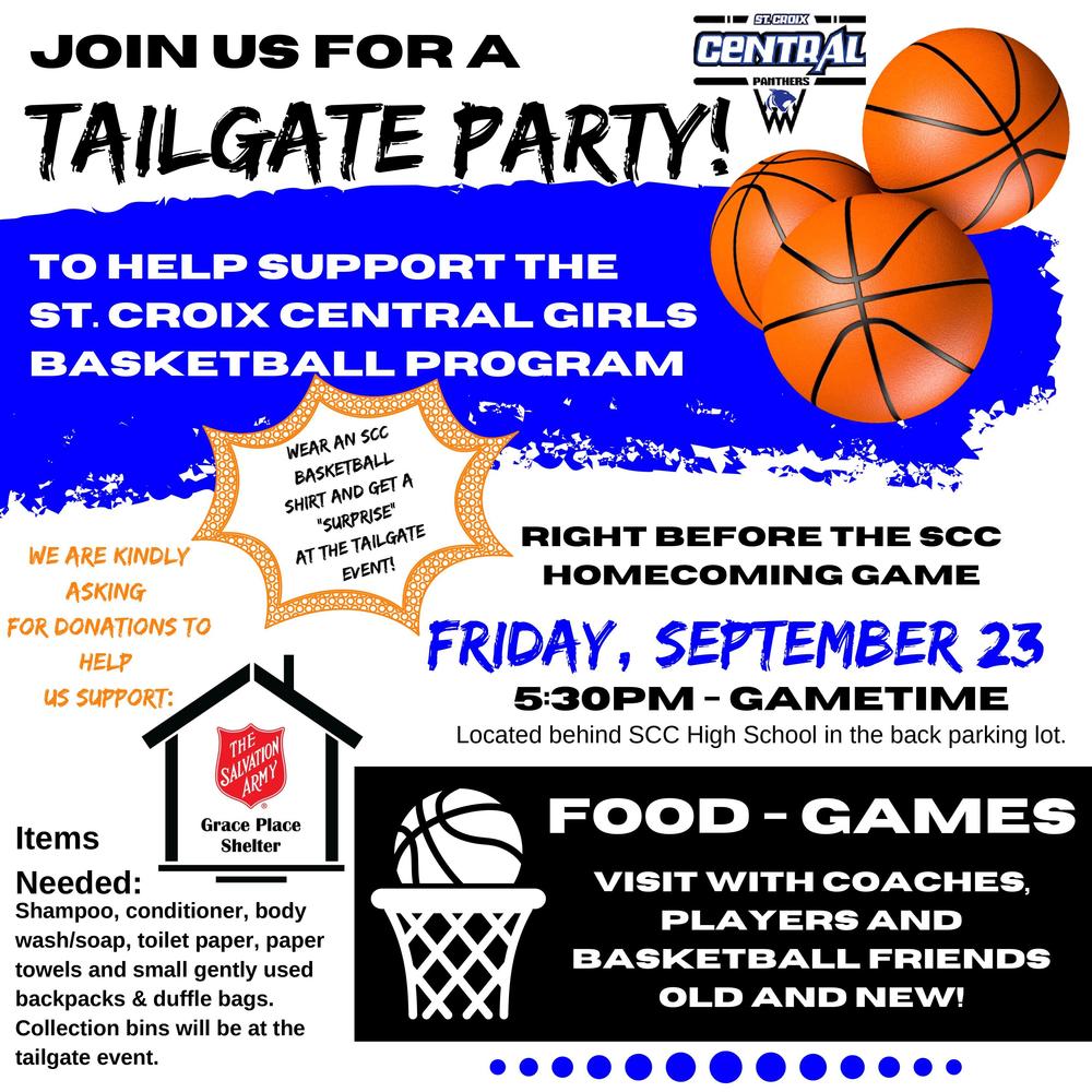 Girls Basketball Tailgate Party