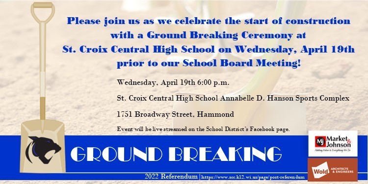 Ground Breaking April 19th