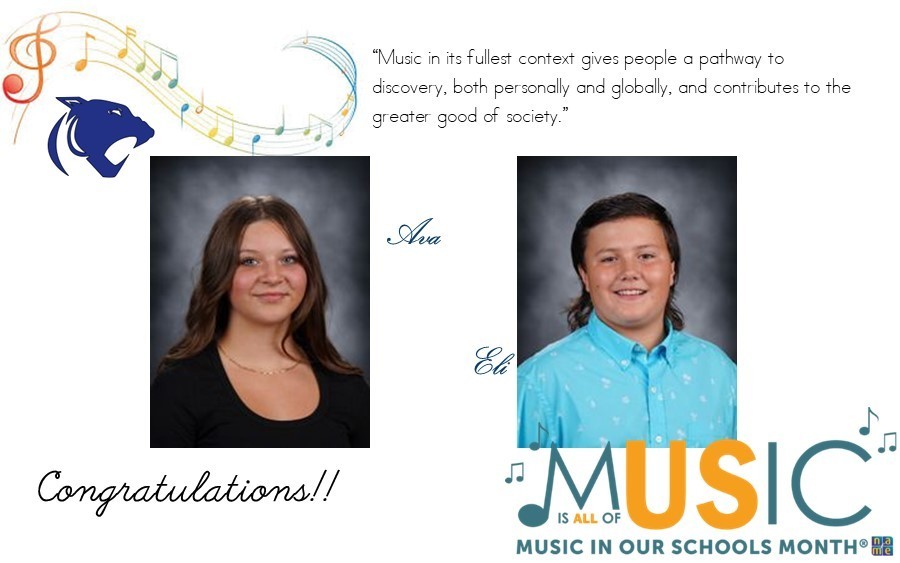 Middle School Honors Choir Recognition