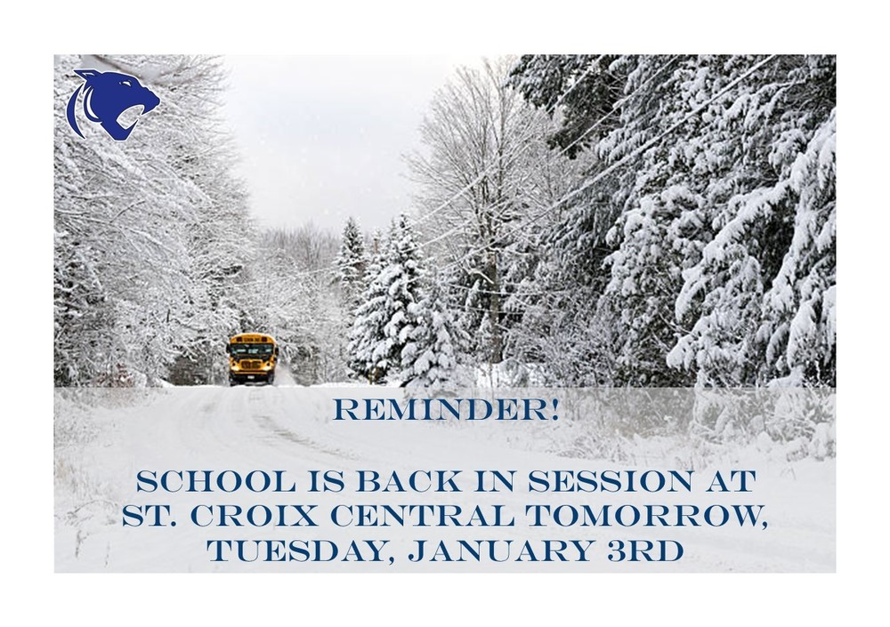 Back to School - Winter Break