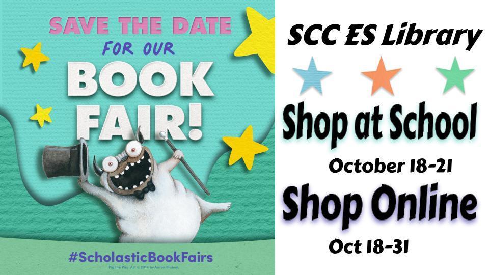 save the date for our book fair