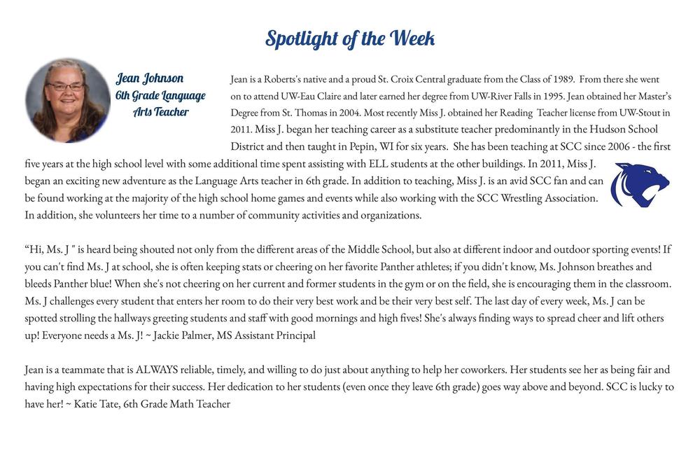 Spotlight of the Week