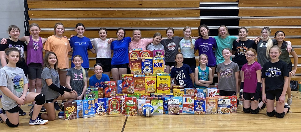 Volleyball Cereal Drive