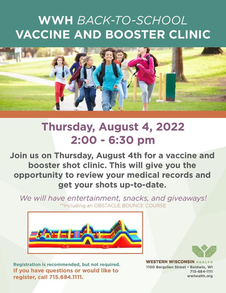 Vaccination Clinic August 4, 2022