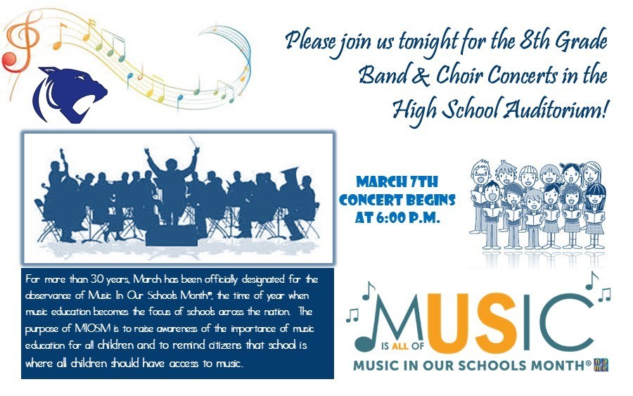 8th Grade Concert - March 7th